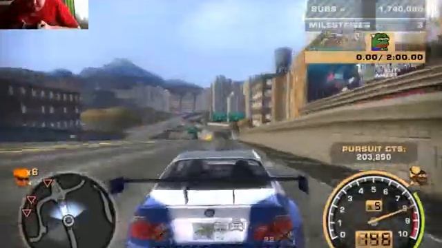 NFS Most wanted Pepega гонки на BMW M 3 E 46 GTR  FERRARI FXXK