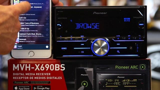 How to setup your Pioneer radio for ARC control over bluetooth