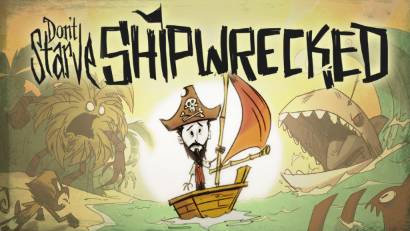 Геральт выживает на островах в море в игре Don't Starve + Shipwrecked #1