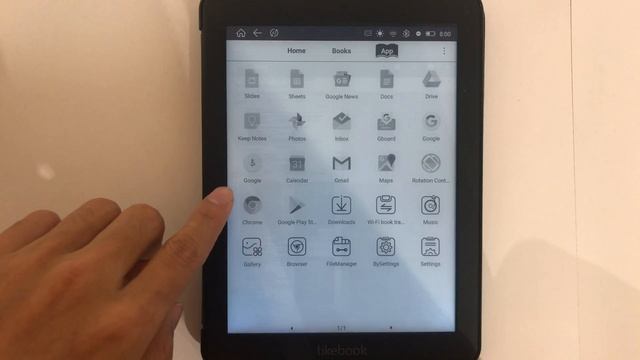 [Google] Boyue Likebook Mars google app testing 3 (Drive, Docs, Sheet and Slides)