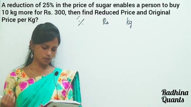 PROFIT & LOSS (A TO Z) | Part - 3 | Original Price | Reduced or Increased Price | Ms. RADHINA