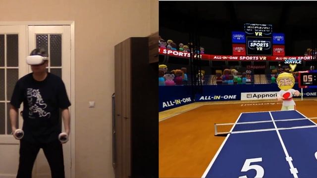 Настольный теннис на самоизоляции