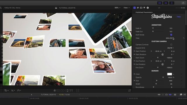 Collage Effect Tutorial for FCPX
