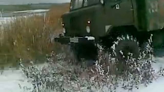 испытание ГАЗ-66 на новых колёсах