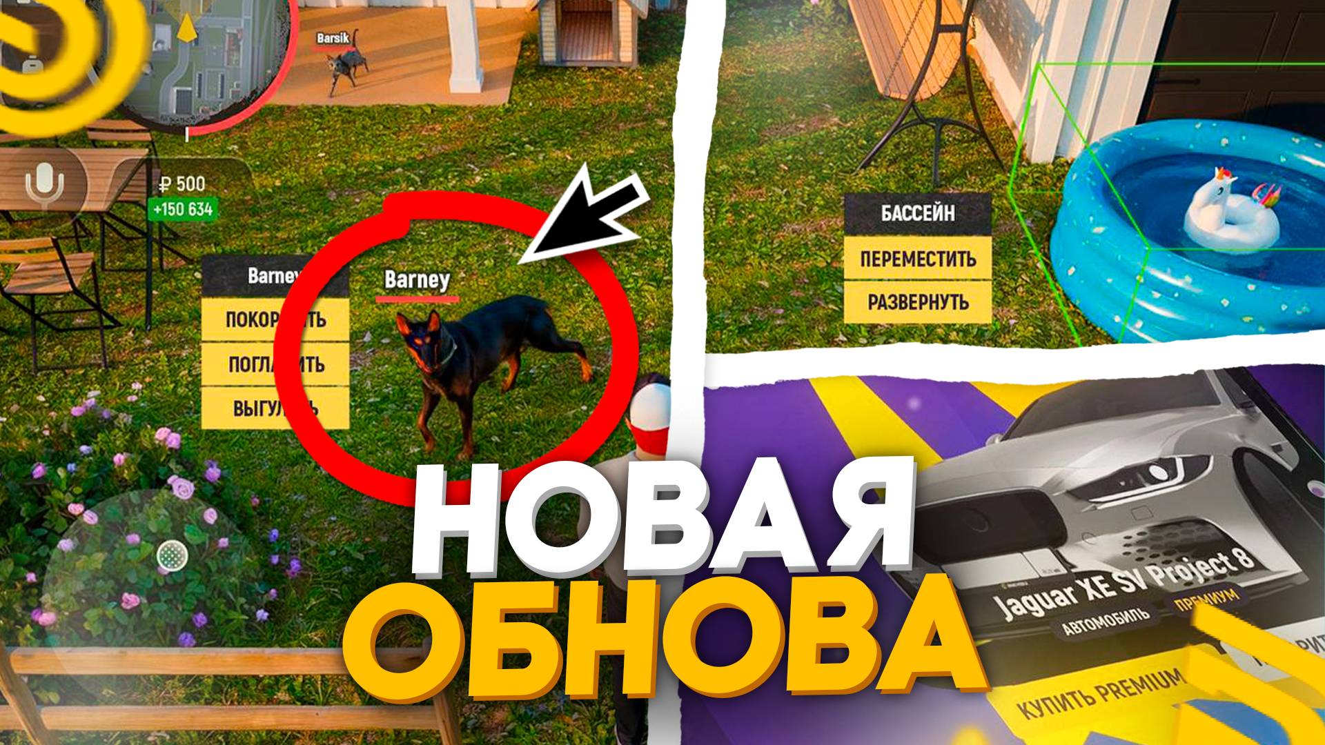 УРА!!😂✅ ОБНОВА УЖЕ В ИГРЕ! ПИТОМЦЫ, СТРОЙКА ДОМОВ, НОВЫЙ СЕЗОННЫЙ ПРОПУСК УЖЕ В ИГРЕ! GRAND MOBILE
