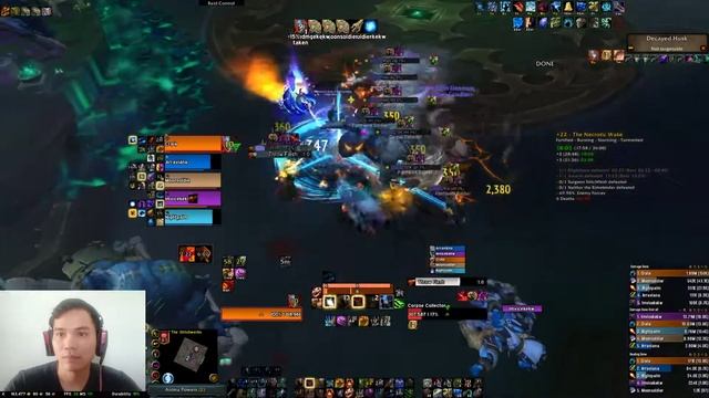 The Necrotic Wake Mythic 22 Fortified Bursting Storming Tormented Guardian Druid Shadowlands