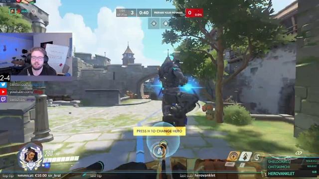 POTG! ARRGE ONE TRICK HANZO GAMEPLAY OVERWACTH SEASON 34