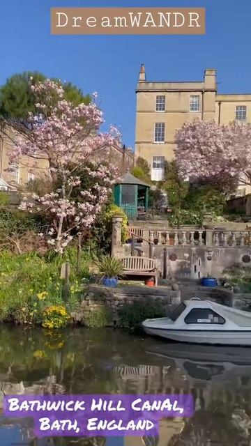 YT Shorts | English Spring, Bathwick Hill Canal, Bath, England