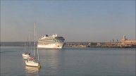 "Viking Sea" maiden departure from Portsmouth - 19/04/2019