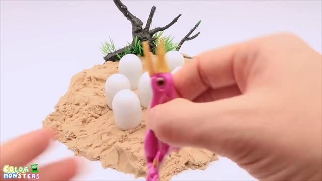 How To Make Jurassic World Dinosaurs Island! Dinosaur Mini Toy Set For Kids. Mosasaurus, Rex