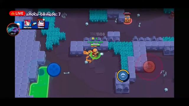 Стрим по Brawl Stars добиваем кубки до Тика