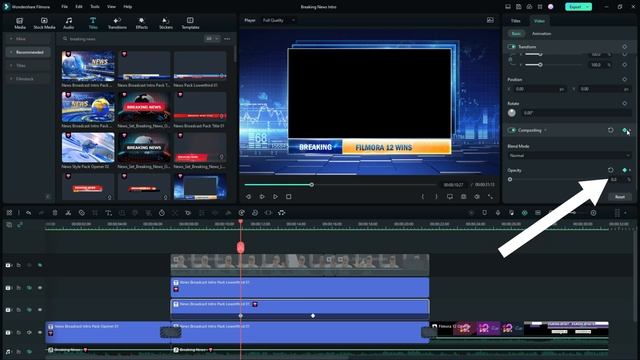 How to Create BREAKING NEWS with Filmora 12