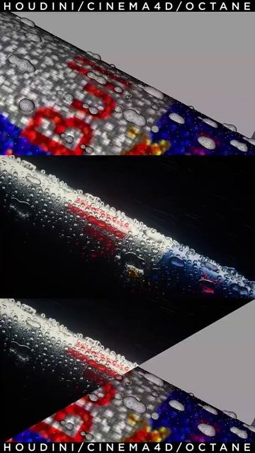 RedBull (Cinema4D, Octane Render, Houdini, After Effects)