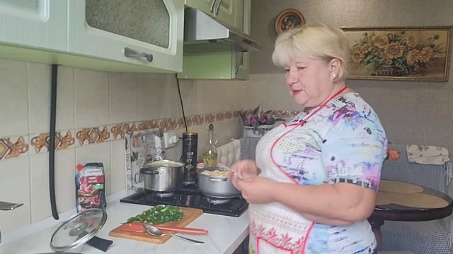 Мотивация на готовку. Гороховый суп. Натушила капусты.