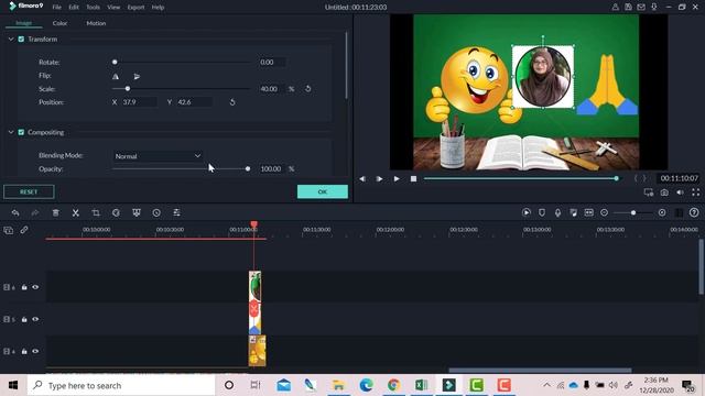 Teknik Mengedit Gambar/Foto di Filmora 9
