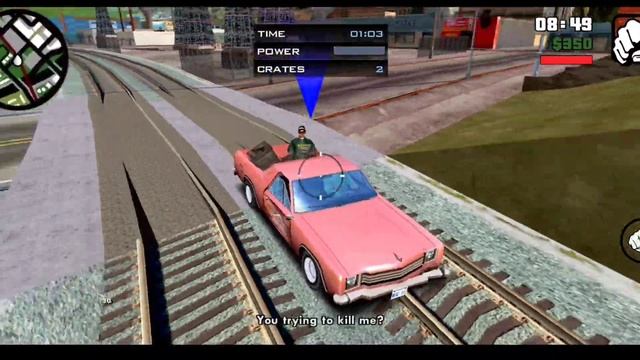 GTA SA || Train Robbery🚆||MY First Mission||On Mobile😨📲