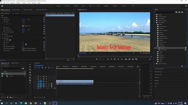 Flip Your Videos in Adobe Premiere Pro CC EASY || Reverse Your Video ||