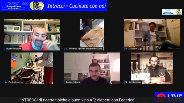Cucinate in diretta con noi a '2 ciapetti con Federico'