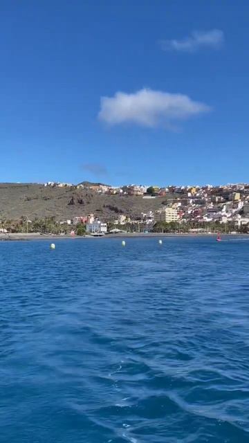 Отход в море с Ла Гомеры. Будем скучать🥰 Прощай красивый остров