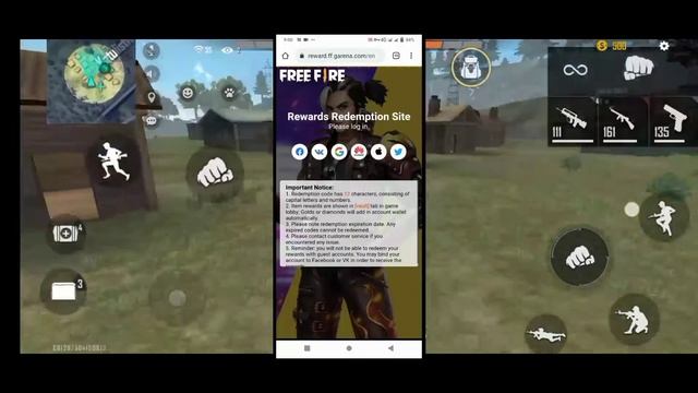 free fire new redeem  code  Indonesia server DJ Loli Maut