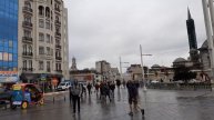 What you see when you go out from Taksim square Istanbul metro station.