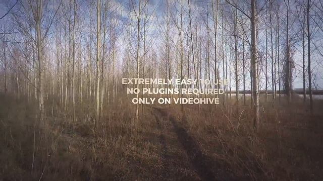Forest Walkthrough - Premiere Pro Mogrt Project