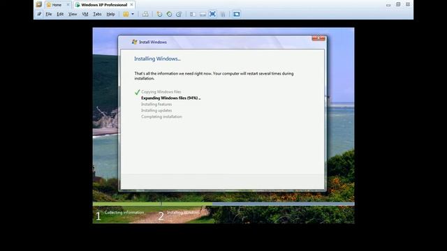 How to Install window 7 with xp