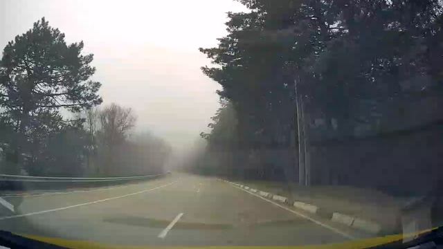 01.04.2025. Дорога Ялта-Севастополь и туман)