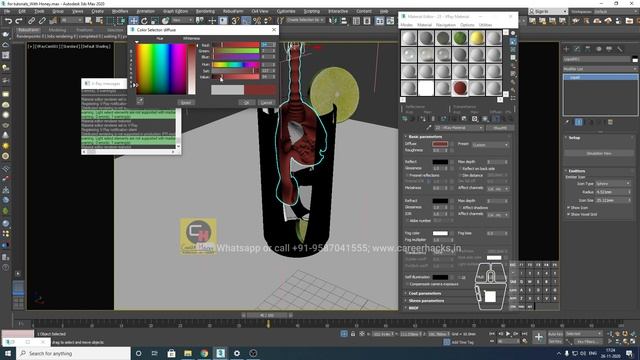 Liquid Animation (simulation) tutorials in Hindi | fluid in 3ds max 2020 and Vray 5 | Atul Rankawat