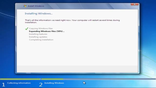 How to Install Windows 7 In Urdu