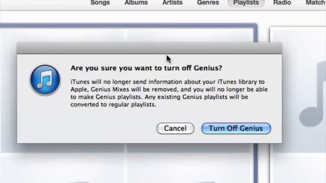 My iTunes Genius Disappeared  iTunes Basics3460