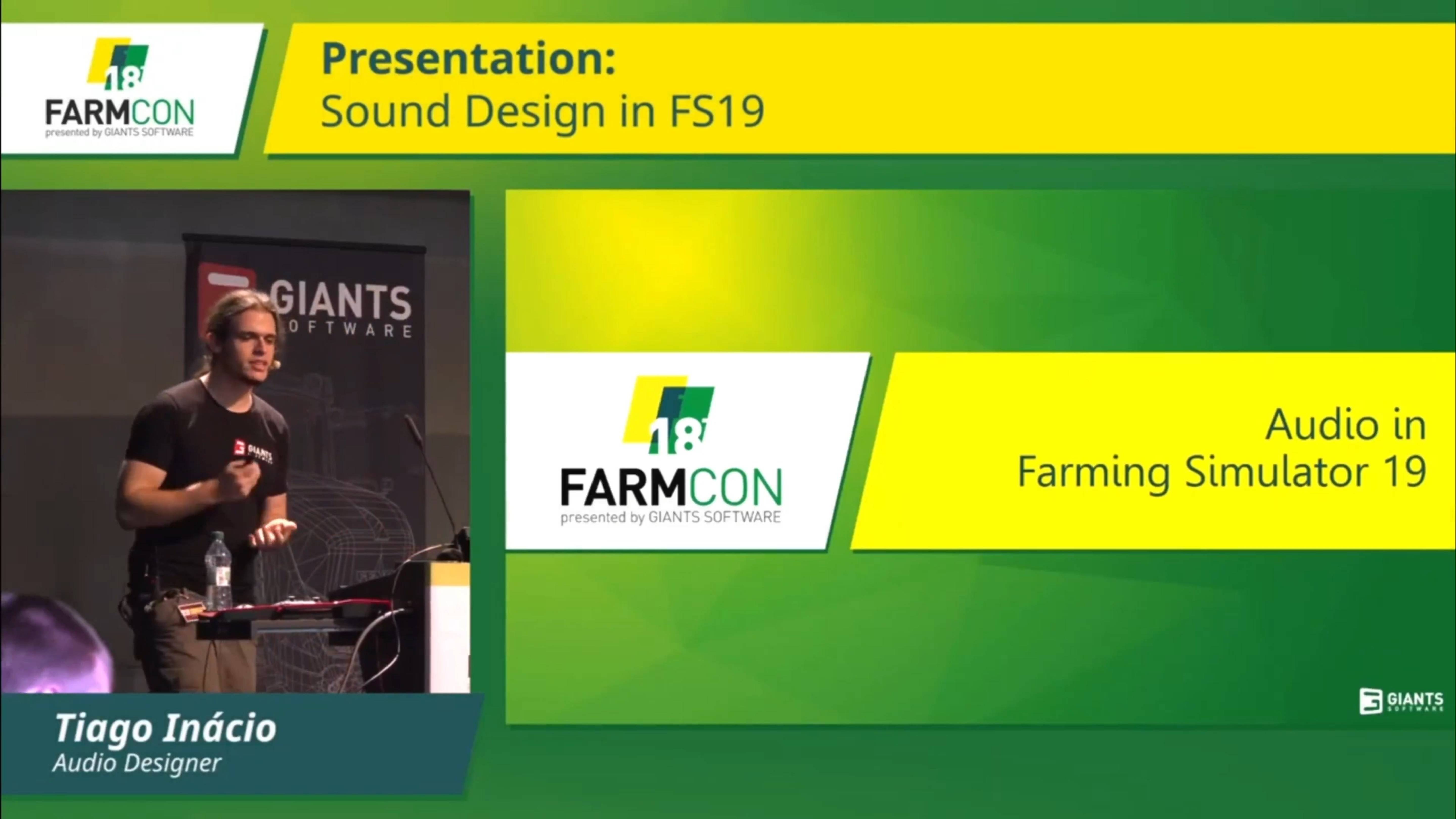 01.FarmCon 18 - Звуковое оформление в Farming Simulator 19