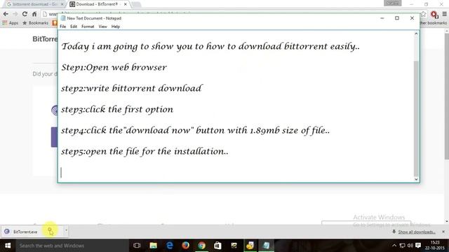 How to download Bit torrent