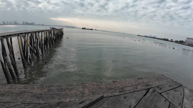 Lee Jetty пирс в г. Джорджтаун, Пенанг, Малайзия