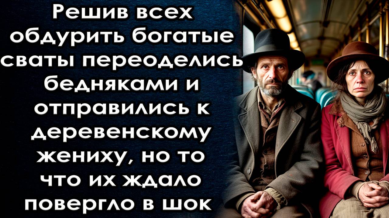 Богатые сваты переоделись бедняками и отправились к деревенскому жениху но то что их ждало повергло