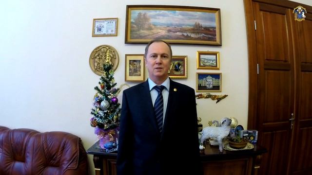 Новогоднее поздравление ректора ВГАУ  Котарева В.И.