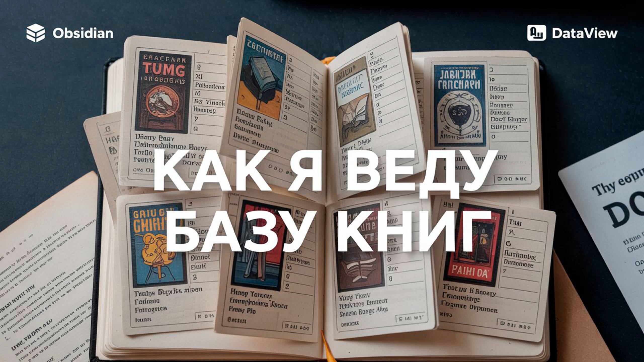 🍑Obsidian / Dataview / JS — базы данных и произвольная визуализация в заметках