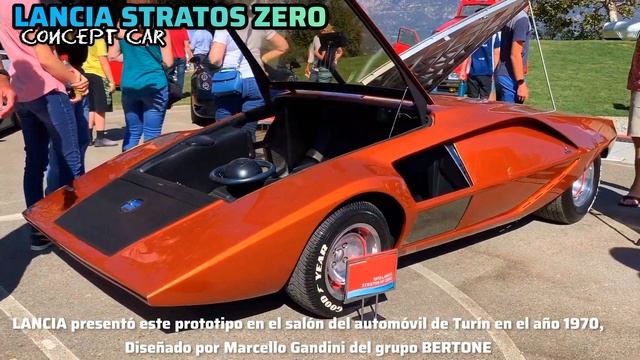 LANCIA- Stratos Zero; un prototipo del año 1970 que nunca vió la luz y pocos conocen. #auto