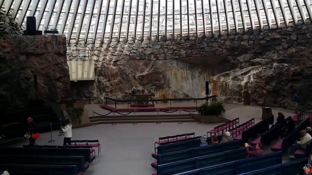 A  rock-cut church - helsinki, Finland
