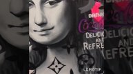 Mona Lisa Dope Art | Interior Acrylic Decor | Alec Monopoly | Handmade | Modern Contemporary Canvas