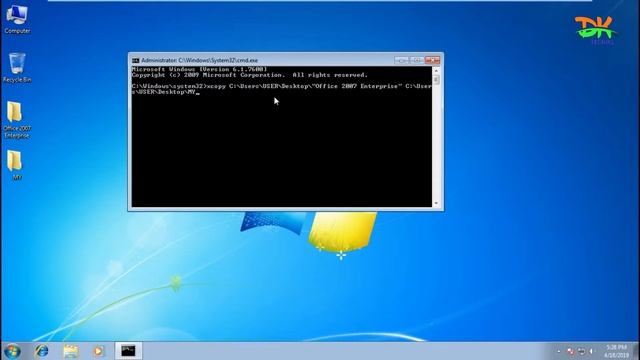 How to copy files using CMD very fast