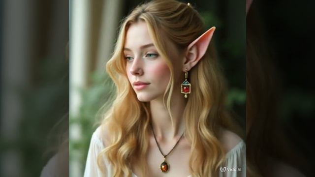 Пример видео от нейросети Vidu AI. Девушка эльф