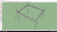 Tutorial Sketchup | Panggung Rigging 8x6