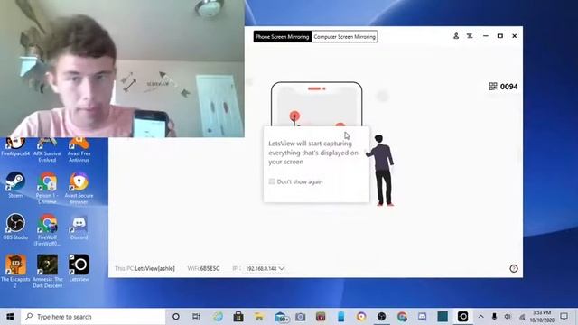 How to castify your phone screen on your computer free and easy!!!