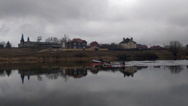 Тренировка гребцов
