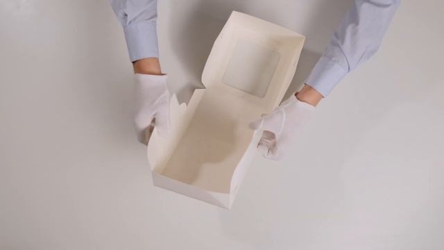 Инструкция по сборке коробки для пирожных с окном. "Fupeco WinSweetBox".160*160*110. У01599