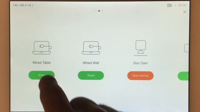 Cisco Touch10 Customization   Dual Display Routing using messages