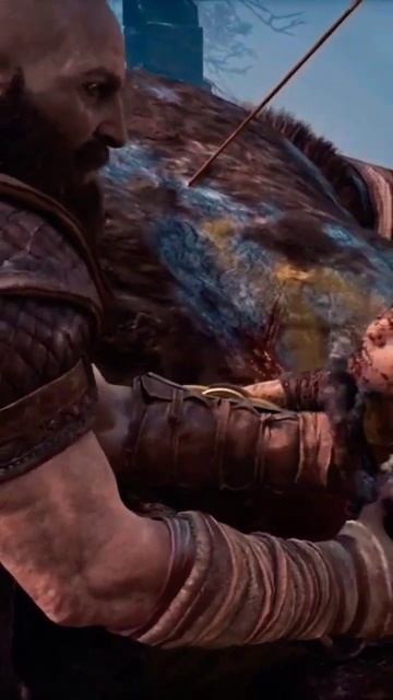 Even though Atreus shows exemplary courage, he is not ready