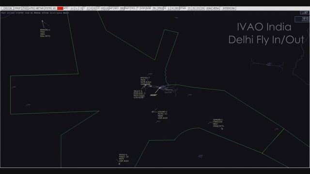 [IVAO IN] Radar | Contact Episode 9 | Time Lapse | Delhi Fly In/Out