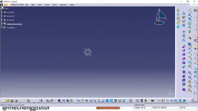 Tutorial 01 | Introduction to Dassault Systemes Catia v5 | R20